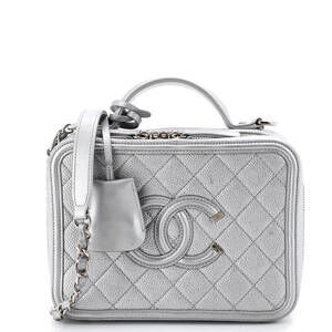 Chanel Filigree Vanity Case Quilted #233996C40B